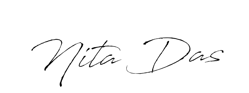 if you are searching for the best signature style for your name Nita Das. so please give up your signature search. here we have designed multiple signature styles  using Antro_Vectra. Nita Das signature style 6 images and pictures png