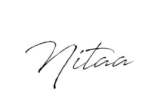 Antro_Vectra is a professional signature style that is perfect for those who want to add a touch of class to their signature. It is also a great choice for those who want to make their signature more unique. Get Nitaa name to fancy signature for free. Nitaa signature style 6 images and pictures png
