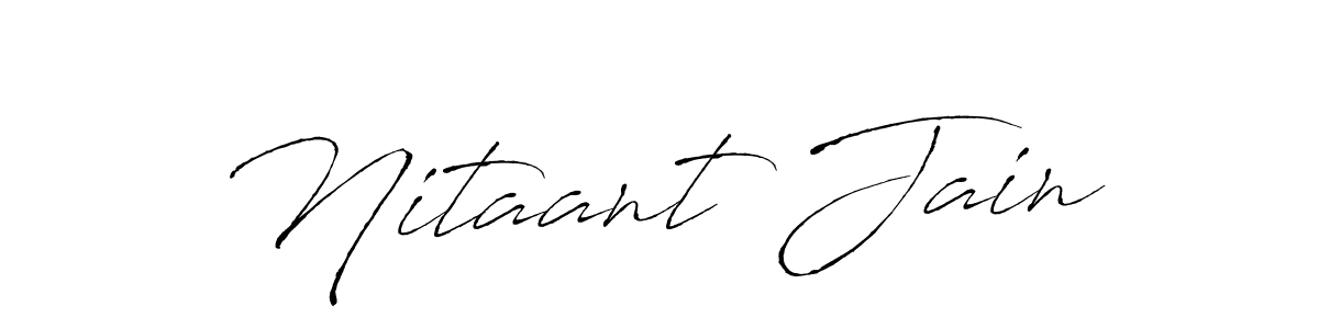 This is the best signature style for the Nitaant Jain name. Also you like these signature font (Antro_Vectra). Mix name signature. Nitaant Jain signature style 6 images and pictures png