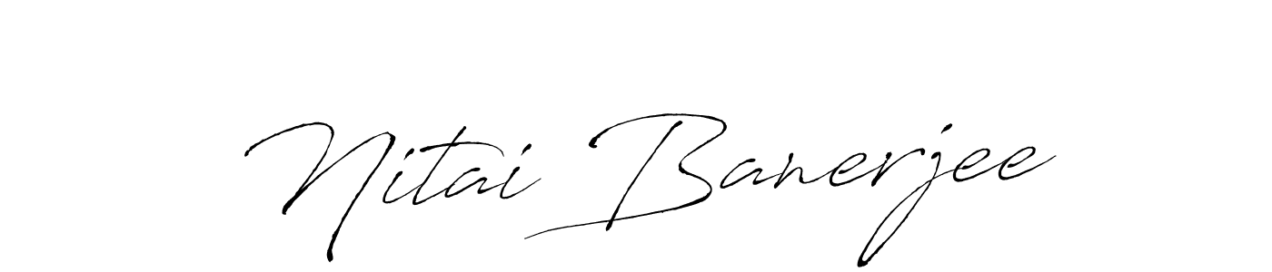 Also we have Nitai Banerjee name is the best signature style. Create professional handwritten signature collection using Antro_Vectra autograph style. Nitai Banerjee signature style 6 images and pictures png