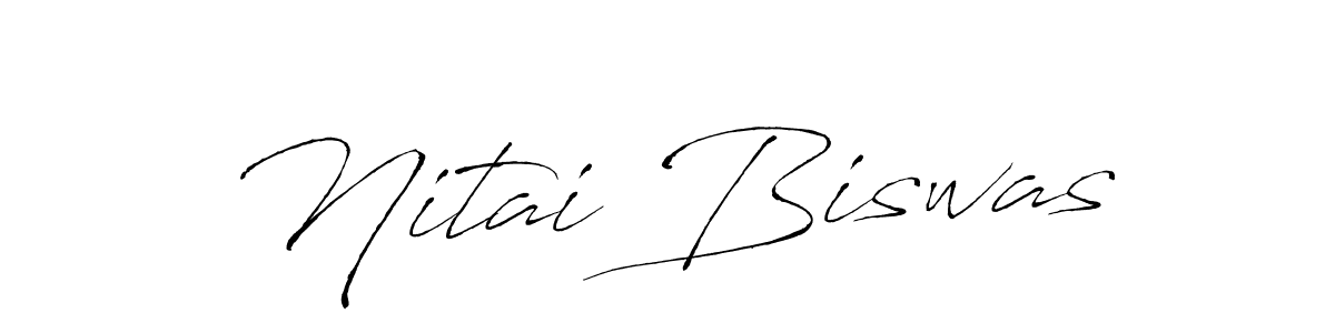 Use a signature maker to create a handwritten signature online. With this signature software, you can design (Antro_Vectra) your own signature for name Nitai Biswas. Nitai Biswas signature style 6 images and pictures png