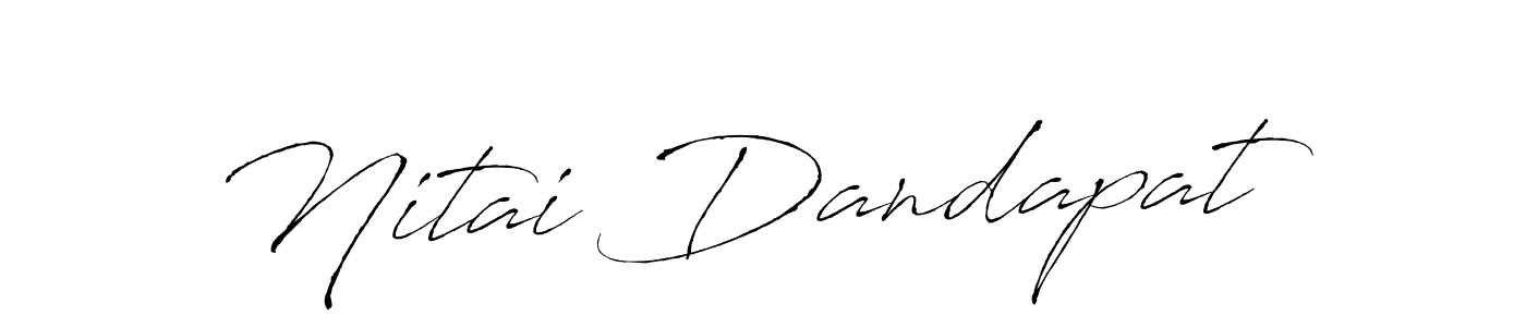 You should practise on your own different ways (Antro_Vectra) to write your name (Nitai Dandapat) in signature. don't let someone else do it for you. Nitai Dandapat signature style 6 images and pictures png