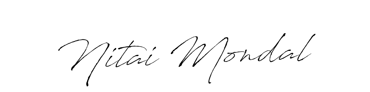Also You can easily find your signature by using the search form. We will create Nitai Mondal name handwritten signature images for you free of cost using Antro_Vectra sign style. Nitai Mondal signature style 6 images and pictures png