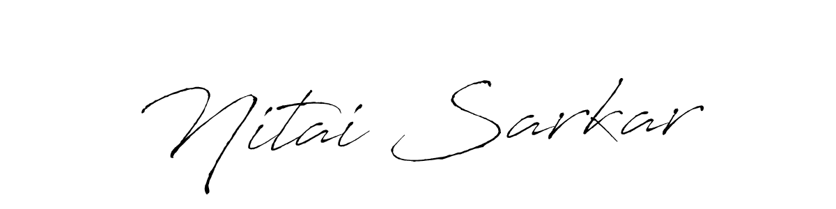 Also we have Nitai Sarkar name is the best signature style. Create professional handwritten signature collection using Antro_Vectra autograph style. Nitai Sarkar signature style 6 images and pictures png