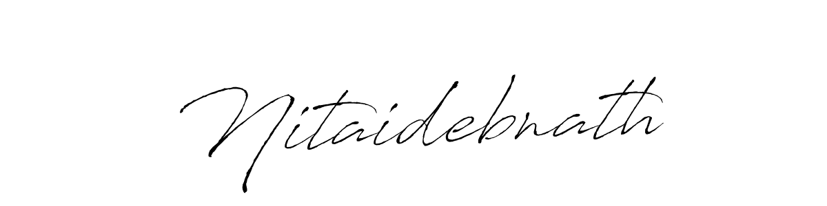 How to make Nitaidebnath signature? Antro_Vectra is a professional autograph style. Create handwritten signature for Nitaidebnath name. Nitaidebnath signature style 6 images and pictures png