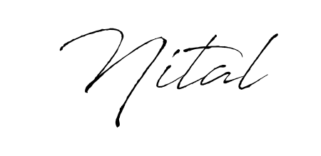 A modern signature idea for name Nital using Antro_Vectra font. Clean strokes and elegant curves make it stand out instantly. Nital signature style 6 images and pictures png