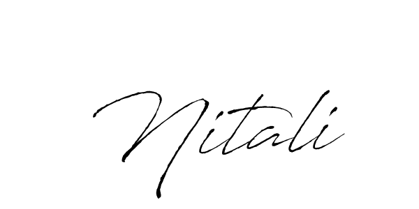 Antro_Vectra is a professional signature style that is perfect for those who want to add a touch of class to their signature. It is also a great choice for those who want to make their signature more unique. Get Nitali name to fancy signature for free. Nitali signature style 6 images and pictures png