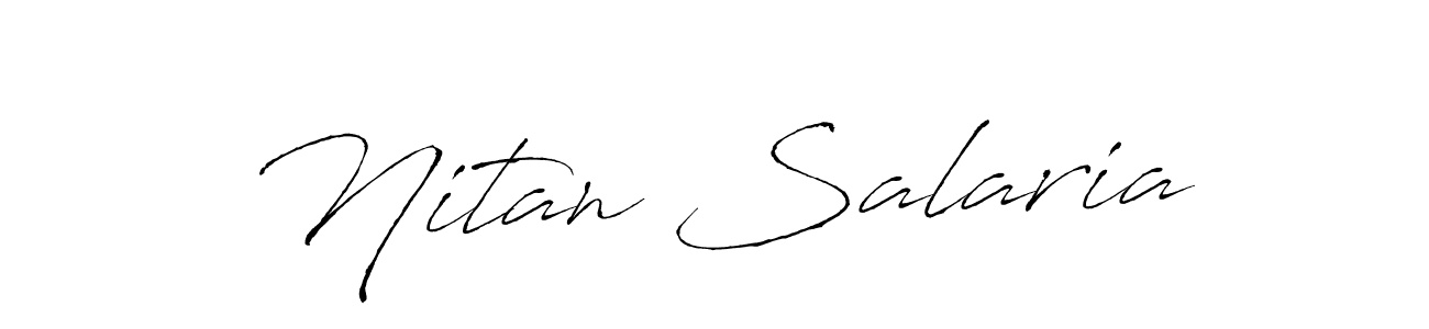 It looks lik you need a new signature style for name Nitan Salaria. Design unique handwritten (Antro_Vectra) signature with our free signature maker in just a few clicks. Nitan Salaria signature style 6 images and pictures png