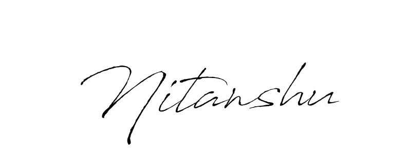 How to Draw Nitanshu signature style? Antro_Vectra is a latest design signature styles for name Nitanshu. Nitanshu signature style 6 images and pictures png