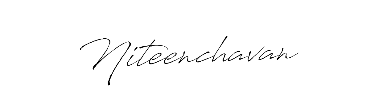 You should practise on your own different ways (Antro_Vectra) to write your name (Niteenchavan) in signature. don't let someone else do it for you. Niteenchavan signature style 6 images and pictures png