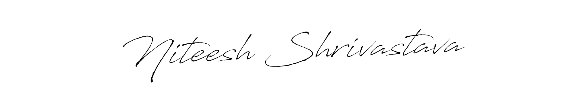 This is the best signature style for the Niteesh Shrivastava name. Also you like these signature font (Antro_Vectra). Mix name signature. Niteesh Shrivastava signature style 6 images and pictures png