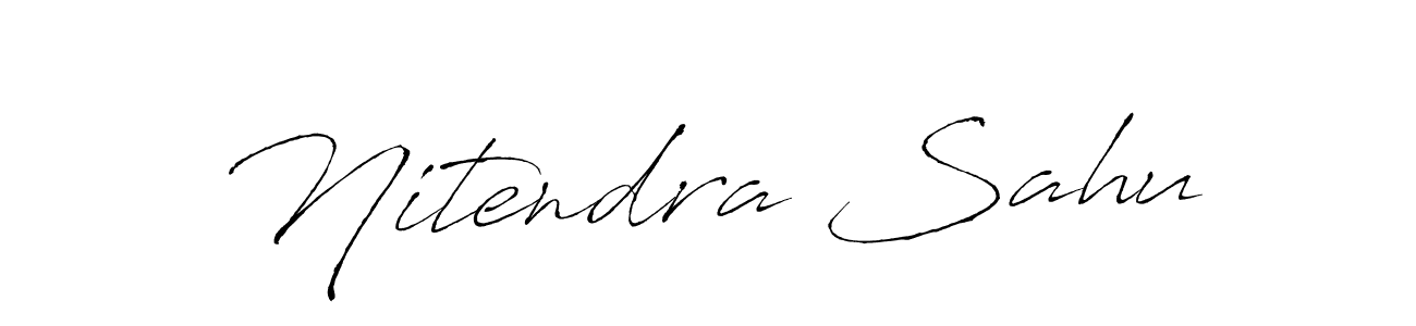 Also we have Nitendra Sahu name is the best signature style. Create professional handwritten signature collection using Antro_Vectra autograph style. Nitendra Sahu signature style 6 images and pictures png