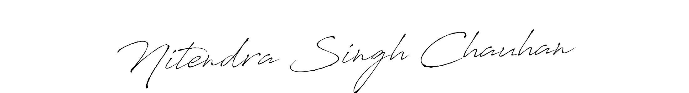 This is the best signature style for the Nitendra Singh Chauhan name. Also you like these signature font (Antro_Vectra). Mix name signature. Nitendra Singh Chauhan signature style 6 images and pictures png