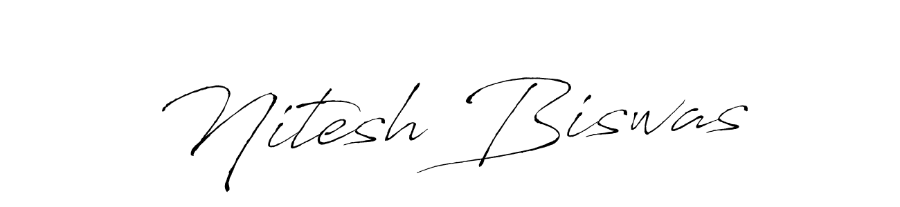 Also You can easily find your signature by using the search form. We will create Nitesh Biswas name handwritten signature images for you free of cost using Antro_Vectra sign style. Nitesh Biswas signature style 6 images and pictures png