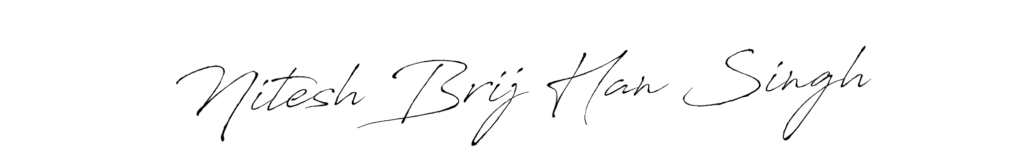 Similarly Antro_Vectra is the best handwritten signature design. Signature creator online .You can use it as an online autograph creator for name Nitesh Brij Han Singh. Nitesh Brij Han Singh signature style 6 images and pictures png