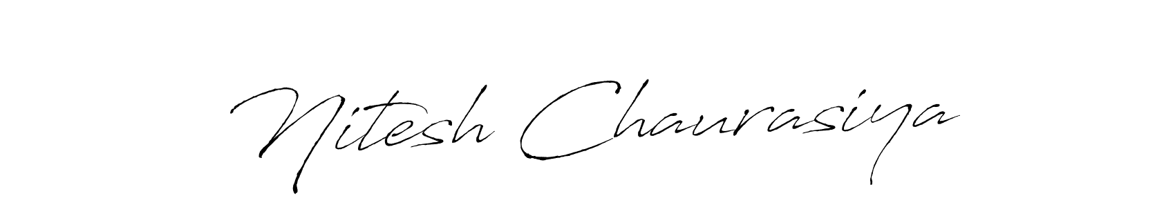 The best way (Antro_Vectra) to make a short signature is to pick only two or three words in your name. The name Nitesh Chaurasiya include a total of six letters. For converting this name. Nitesh Chaurasiya signature style 6 images and pictures png