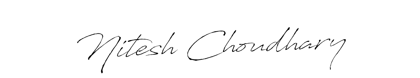 Also You can easily find your signature by using the search form. We will create Nitesh Choudhary name handwritten signature images for you free of cost using Antro_Vectra sign style. Nitesh Choudhary signature style 6 images and pictures png