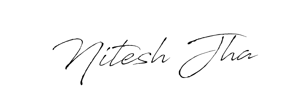 Make a beautiful signature design for name Nitesh Jha. Use this online signature maker to create a handwritten signature for free. Nitesh Jha signature style 6 images and pictures png