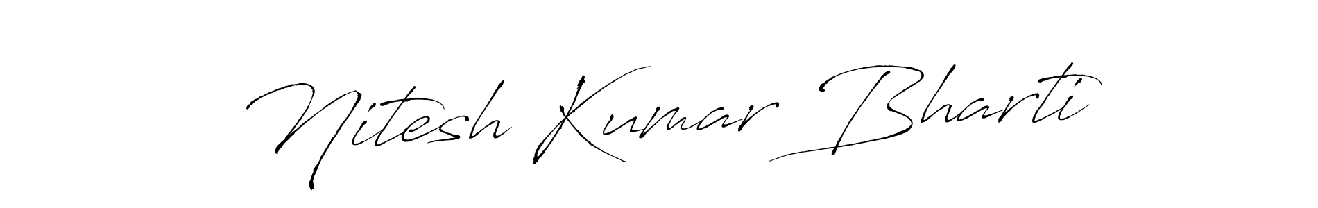 It looks lik you need a new signature style for name Nitesh Kumar Bharti. Design unique handwritten (Antro_Vectra) signature with our free signature maker in just a few clicks. Nitesh Kumar Bharti signature style 6 images and pictures png