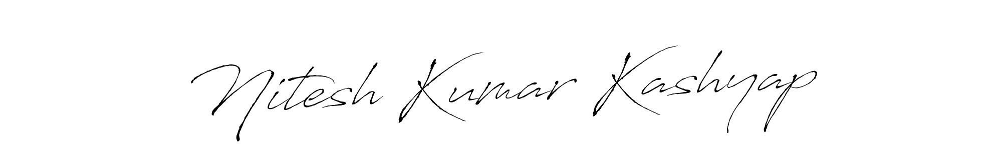 Make a short Nitesh Kumar Kashyap signature style. Manage your documents anywhere anytime using Antro_Vectra. Create and add eSignatures, submit forms, share and send files easily. Nitesh Kumar Kashyap signature style 6 images and pictures png
