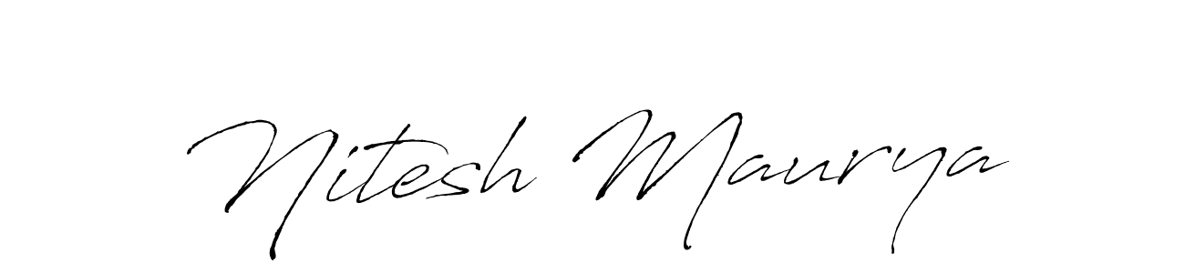 if you are searching for the best signature style for your name Nitesh Maurya. so please give up your signature search. here we have designed multiple signature styles  using Antro_Vectra. Nitesh Maurya signature style 6 images and pictures png