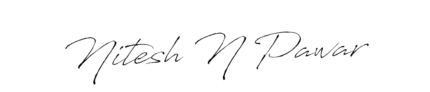 The best way (Antro_Vectra) to make a short signature is to pick only two or three words in your name. The name Nitesh N Pawar include a total of six letters. For converting this name. Nitesh N Pawar signature style 6 images and pictures png