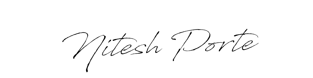 Once you've used our free online signature maker to create your best signature Antro_Vectra style, it's time to enjoy all of the benefits that Nitesh Porte name signing documents. Nitesh Porte signature style 6 images and pictures png