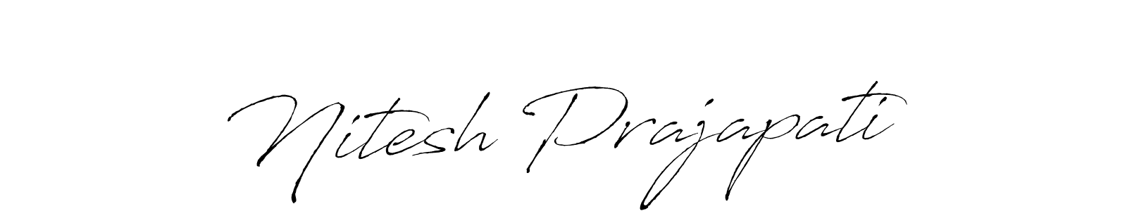 It looks lik you need a new signature style for name Nitesh Prajapati. Design unique handwritten (Antro_Vectra) signature with our free signature maker in just a few clicks. Nitesh Prajapati signature style 6 images and pictures png