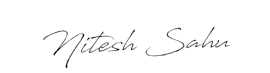 This is the best signature style for the Nitesh Sahu name. Also you like these signature font (Antro_Vectra). Mix name signature. Nitesh Sahu signature style 6 images and pictures png