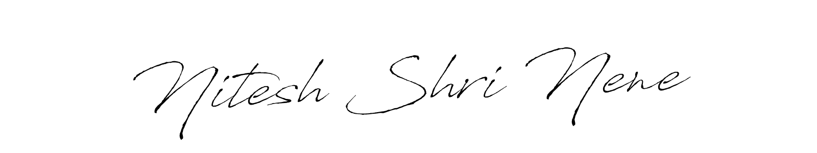 You can use this online signature creator to create a handwritten signature for the name Nitesh Shri Nene. This is the best online autograph maker. Nitesh Shri Nene signature style 6 images and pictures png