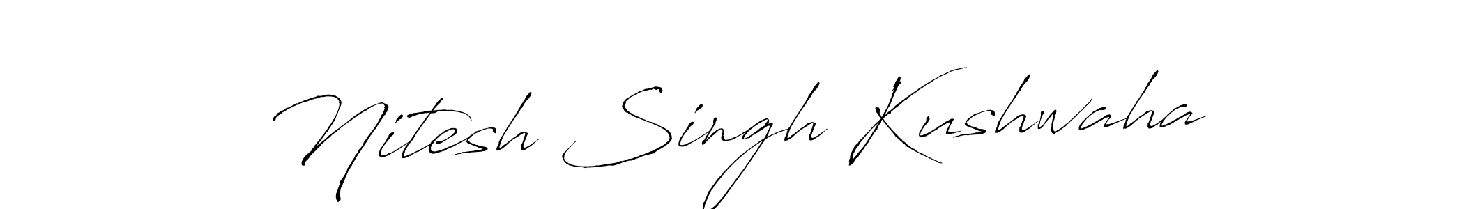 The best way (Antro_Vectra) to make a short signature is to pick only two or three words in your name. The name Nitesh Singh Kushwaha include a total of six letters. For converting this name. Nitesh Singh Kushwaha signature style 6 images and pictures png