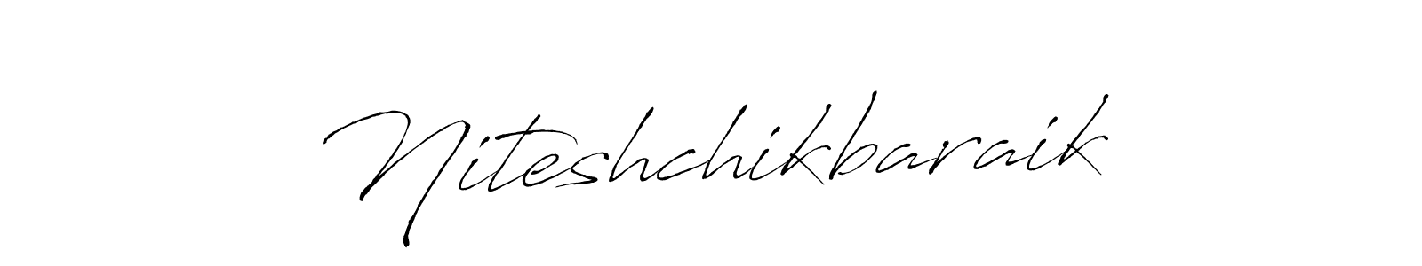 This is the best signature style for the Niteshchikbaraik name. Also you like these signature font (Antro_Vectra). Mix name signature. Niteshchikbaraik signature style 6 images and pictures png