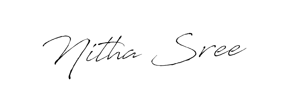 Here are the top 10 professional signature styles for the name Nitha Sree. These are the best autograph styles you can use for your name. Nitha Sree signature style 6 images and pictures png