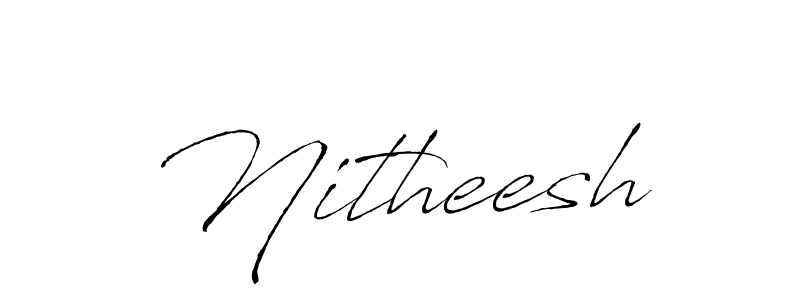 You should practise on your own different ways (Antro_Vectra) to write your name (Nitheesh) in signature. don't let someone else do it for you. Nitheesh signature style 6 images and pictures png