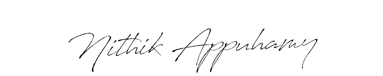 Best and Professional Signature Style for Nithik Appuhamy. Antro_Vectra Best Signature Style Collection. Nithik Appuhamy signature style 6 images and pictures png