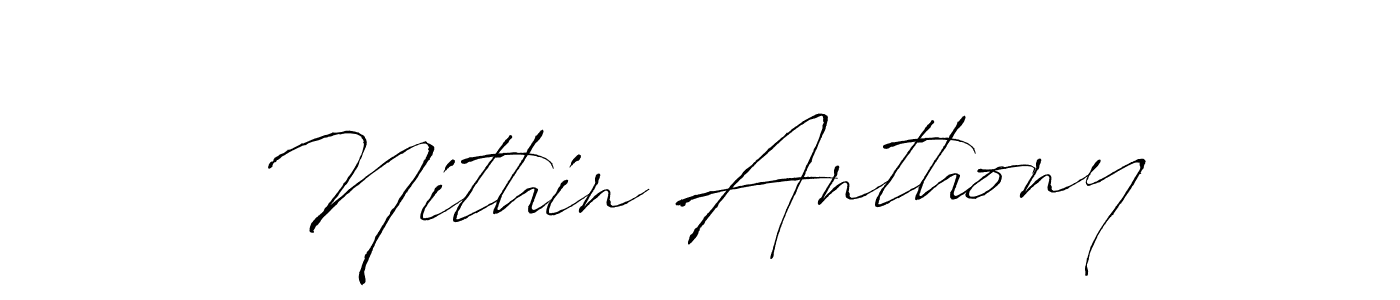Also we have Nithin Anthony name is the best signature style. Create professional handwritten signature collection using Antro_Vectra autograph style. Nithin Anthony signature style 6 images and pictures png