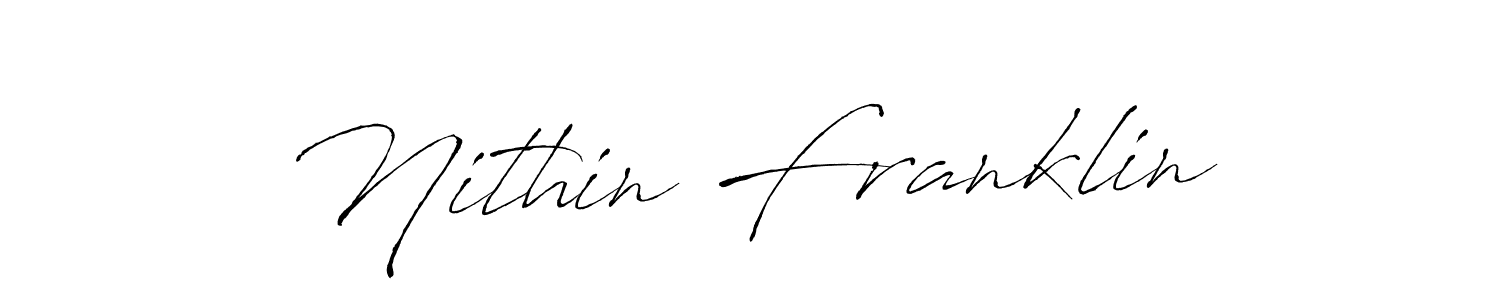 Make a beautiful signature design for name Nithin Franklin. Use this online signature maker to create a handwritten signature for free. Nithin Franklin signature style 6 images and pictures png