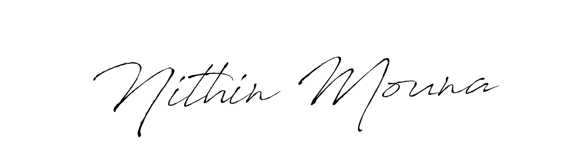 Best and Professional Signature Style for Nithin Mouna. Antro_Vectra Best Signature Style Collection. Nithin Mouna signature style 6 images and pictures png