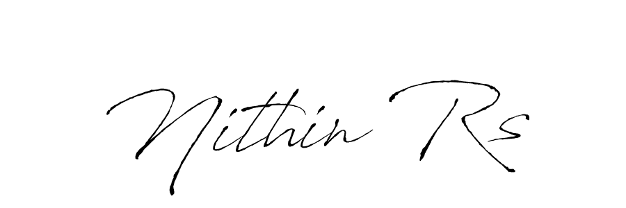 Make a beautiful signature design for name Nithin Rs. Use this online signature maker to create a handwritten signature for free. Nithin Rs signature style 6 images and pictures png