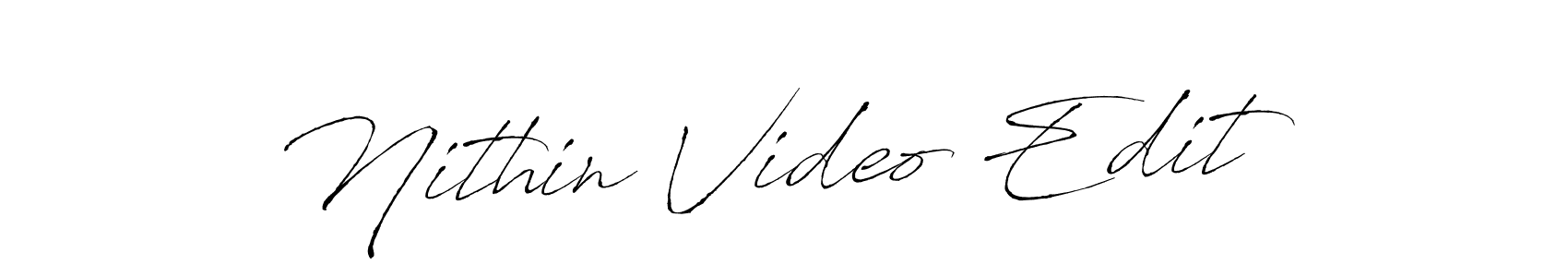 The best way (Antro_Vectra) to make a short signature is to pick only two or three words in your name. The name Nithin Video Edit include a total of six letters. For converting this name. Nithin Video Edit signature style 6 images and pictures png