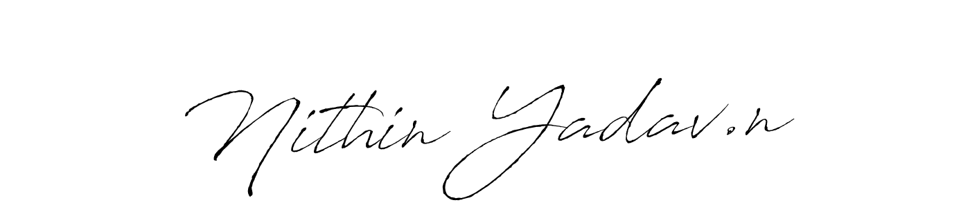 You should practise on your own different ways (Antro_Vectra) to write your name (Nithin Yadav.n) in signature. don't let someone else do it for you. Nithin Yadav.n signature style 6 images and pictures png