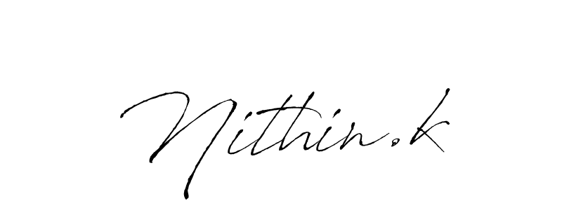 Here are the top 10 professional signature styles for the name Nithin.k. These are the best autograph styles you can use for your name. Nithin.k signature style 6 images and pictures png