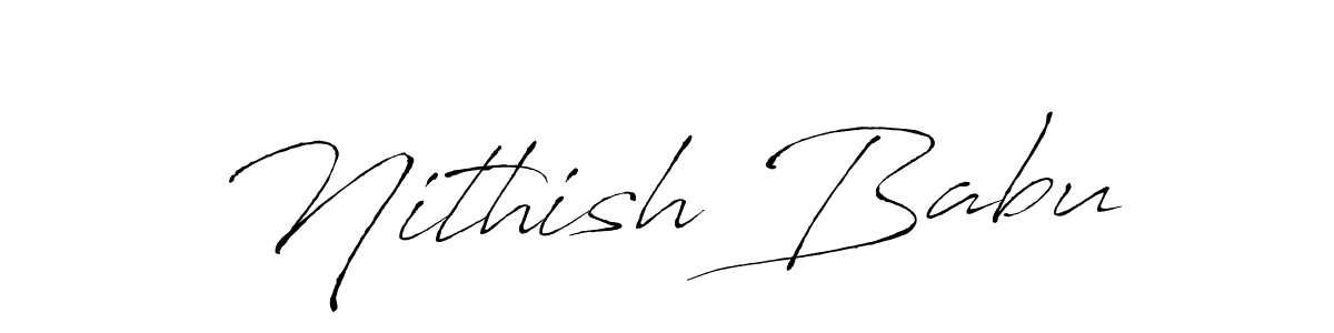 How to Draw Nithish Babu signature style? Antro_Vectra is a latest design signature styles for name Nithish Babu. Nithish Babu signature style 6 images and pictures png