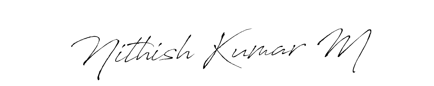 See photos of Nithish Kumar M official signature by Spectra . Check more albums & portfolios. Read reviews & check more about Antro_Vectra font. Nithish Kumar M signature style 6 images and pictures png