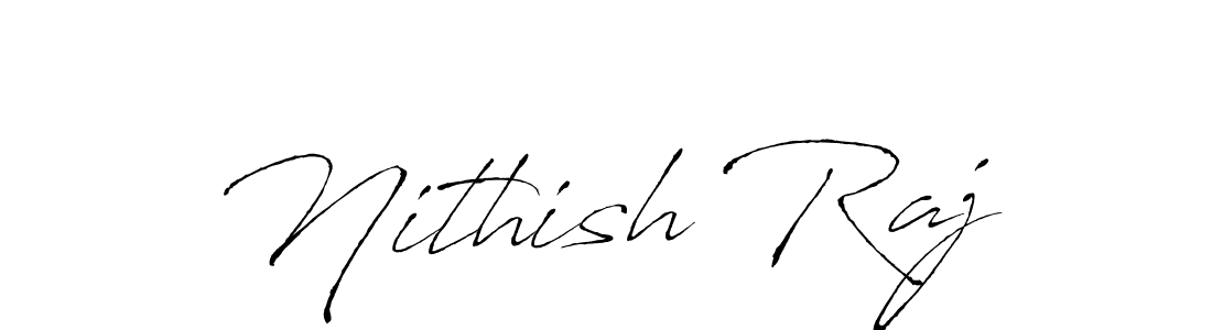 You should practise on your own different ways (Antro_Vectra) to write your name (Nithish Raj) in signature. don't let someone else do it for you. Nithish Raj signature style 6 images and pictures png