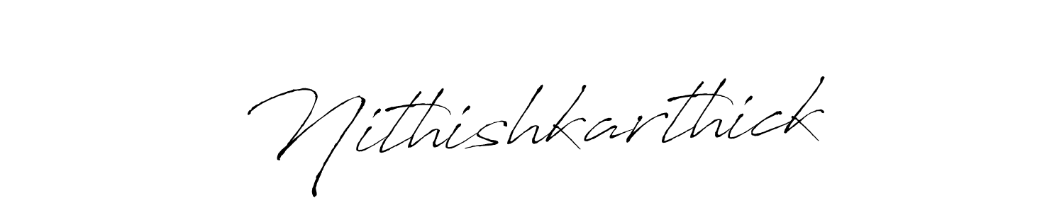 if you are searching for the best signature style for your name Nithishkarthick. so please give up your signature search. here we have designed multiple signature styles  using Antro_Vectra. Nithishkarthick signature style 6 images and pictures png