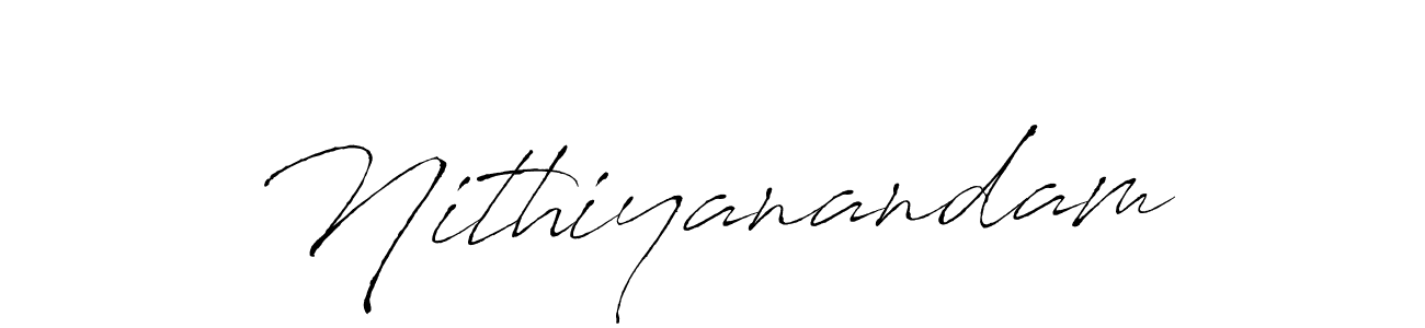 Use a signature maker to create a handwritten signature online. With this signature software, you can design (Antro_Vectra) your own signature for name Nithiyanandam. Nithiyanandam signature style 6 images and pictures png