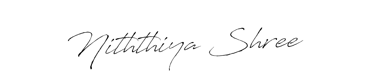 How to make Niththiya Shree signature? Antro_Vectra is a professional autograph style. Create handwritten signature for Niththiya Shree name. Niththiya Shree signature style 6 images and pictures png