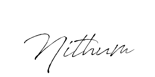 Create a beautiful signature design for name Nithum. With this signature (Antro_Vectra) fonts, you can make a handwritten signature for free. Nithum signature style 6 images and pictures png