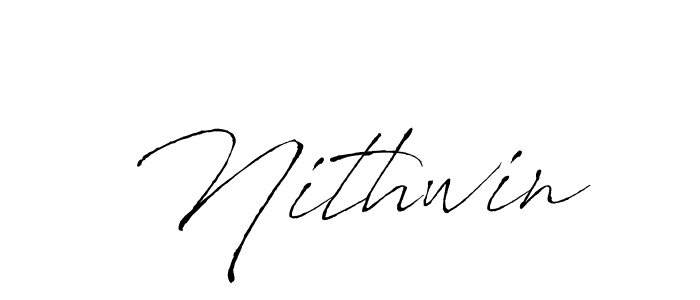 The best way (Antro_Vectra) to make a short signature is to pick only two or three words in your name. The name Nithwin include a total of six letters. For converting this name. Nithwin signature style 6 images and pictures png
